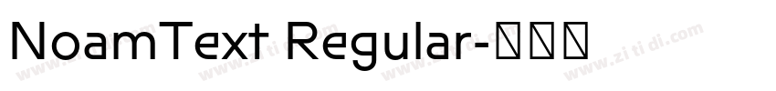 NoamText Regular字体转换 NoamText Regular字体转换